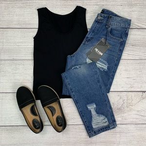 NWT Fire & Rain Women's High Rise Skinny Distressed Jeans